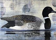 Painting Loon background art abstract illustratio Painting by N Akkash