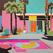 Palm Springs Dreams Digital Art by Retro Movie Posters