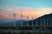Palm Springs Wind Turbines at Dusk Photograph by Bonnie Colgan Palm Springs Wind Turbines at Dusk Photograph by Bonnie Colgan