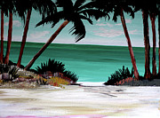 Palms of Santa Rosa Painting by James and Donna Daugherty