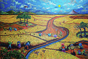 Pamplona Painting by Paul Hilario