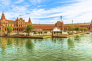 Panorama of Spain Square Photograph by Benny Marty Panorama of Spain Square Photograph by Benny Marty