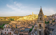Panoramic View of Matera at Sunset Photograph by Francesco Riccardo Iacomino