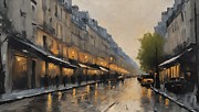 Parisian Serenity Digital Art by Samuel HUYNH
