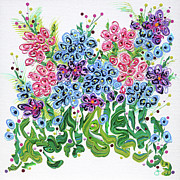 Parkers' Flowers Painting by Jane Crabtree