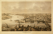 Parkersburg West Virginia 1861 Drawing by Vintage Places