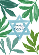 Passover Greenery- Art by Linda Woods Mixed Media by Linda Woods