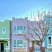 Pastel Houses Photograph by Julie Gebhardt