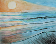 Pastel Waves Painting by Angela Brunson Pastel Waves Painting by Angela Brunson