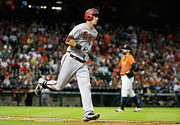 Pat Neshek and Jake Lamb Photograph by Scott Halleran