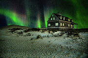 Pea Island Aurora Photograph by Pete Federico