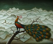Peacock - Ivan Generalic Digital Art by Samuel HUYNH