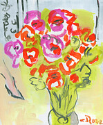 Peonies In Paris #2 Painting by Colleen Ross