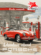 Period Porsche poster Digital Art by Marc Etherington