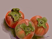 Persimmons Digital Art by Mafalda Cento