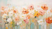 Petals and Daylight Painting by Lourry Legarde