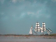 Phantom Ship Sailing Photograph by Rebecca Herranen