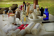 Pharmacy - Civil war field kit Photograph by Mike Savad
