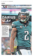 Philadelphia Eagles Darius Slay Super Bowl 59 Digital Art by Delaware News Journal