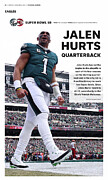 Philadelphia Eagles Jalen Hurts Super Bowl 59 Digital Art by Delaware News Journal