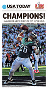 Philadelphia Eagles Win Super Bowl 59 Stadium Edition  Digital Art by USA Today
