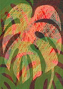 Monstera Shadows Digital Art by Jennifer Lommers
