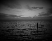 Photo 108 Beach Black and White Photograph by Lucie Dumas