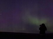 Photographing the Northern Lights Photograph by Amanda R Wright Photographing the Northern Lights Photograph by Amanda R Wright