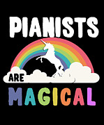 Pianists Are Magical Digital Art by Flippin Sweet Gear