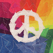 Peace by Piece Tapestry - Textile by Pam Geisel