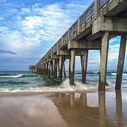 Pier Reflection Photograph by Leslie Brashear
