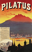 Pilatus, Summer Sunset Digital Art by Long Shot