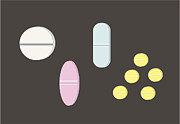 Pills Drawing by Viviyan