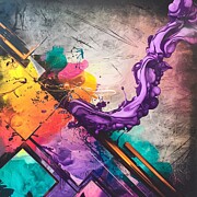 Pink Chaos Abstract #3 Digital Art by Stephanie Fischer Pink Chaos Abstract #3 Digital Art by Stephanie Fischer