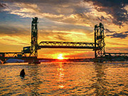Piscataqua River Sunset Digital Art by Deb Bryce