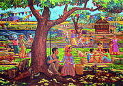 Pista sa Nayon Painting by Paul Hilario