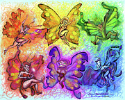 Pixie Party Digital Art by Kevin Middleton
