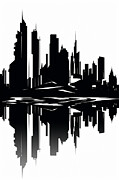 Polavora - Graphic Landscapes 20/20 Digital Art by Sabantha