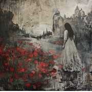 Poppies of Memory Digital Art by David Miller