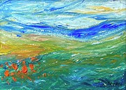 Poppies Painting by Sharon Yencharis