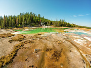 Porcelain Basin - Yellowstone National Park - Wyoming Photograph by Bruce Friedman Porcelain Basin - Yellowstone National Park - Wyoming Photograph by Bruce Friedman