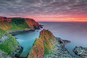 Port Moon Sunrise, Co Antrim, Northern Ireland Photograph by Adrian Hendroff