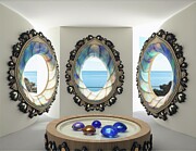 Portholes Digital Art by Eris And AI Portholes Digital Art by Eris And AI