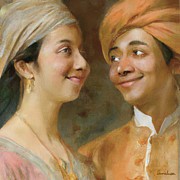 Portrait of a Happy Couple Digital Art by Annalisa Rivera-Franz Portrait of a Happy Couple Digital Art by Annalisa Rivera-Franz