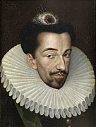 Portrait of Henry III of Poland and France Painting by Francois Quesnel