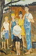 Poverty_privileges_1965_22x34 Mixed Media by Stuart Pendergraft White