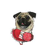 Powderpuff Bennett 4261 Drawing by John LaFree
