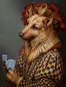 Pokerdog German Shepherd Pastel by Kurt Wenner Pokerdog German Shepherd Pastel by Kurt Wenner