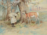 Prairie Children Painting by Charles Marion Russell