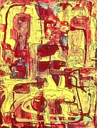 Prehistoric Times - A Original Art Journey Back In Time Painting by Evjenia Psarris Prehistoric Times - A Original Art Journey Back In Time Painting by Evjenia Psarris